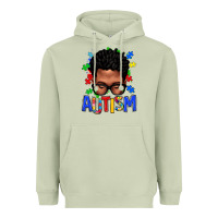 Matcha autism afro man Heavyweight Hoodie - texasbilliewilder