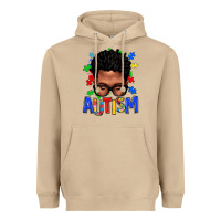 Mushroom autism afro man Heavyweight Hoodie - texasbilliewilder