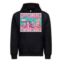Black pink christmas coffee Urban Hoodie - Jasminsmagicworld