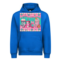 Cobalt pink christmas coffee Urban Hoodie - Jasminsmagicworld