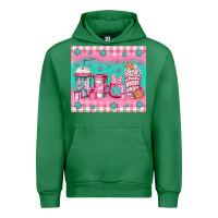 Emerald pink christmas coffee Urban Hoodie - Jasminsmagicworld