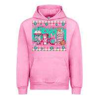 Fuchsia Pink pink christmas coffee Urban Hoodie - Jasminsmagicworld