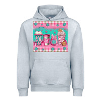 Pink Christmas Coffee Urban Hoodie | Teevron
