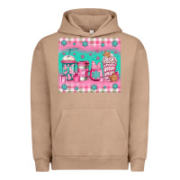 Pigment Burro pink christmas coffee Urban Hoodie - Jasminsmagicworld