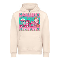 Sandshell pink christmas coffee Urban Hoodie - Jasminsmagicworld
