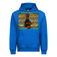 Cobalt doberman with western background Urban Hoodie - Artiststas
