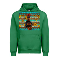 Emerald doberman with western background Urban Hoodie - Artiststas