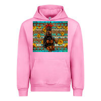 Fuchsia Pink doberman with western background Urban Hoodie - Artiststas