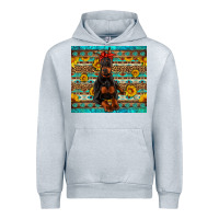 Heather Grey doberman with western background Urban Hoodie - Artiststas