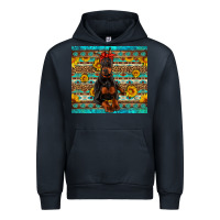 Navy doberman with western background Urban Hoodie - Artiststas