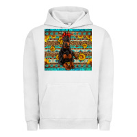 Pigment Lunar Rock doberman with western background Urban Hoodie - Artiststas