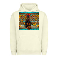 Pigment Pistachio doberman with western background Urban Hoodie - Artiststas