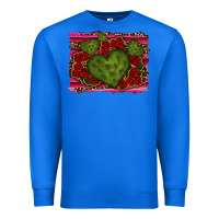 True Royal Valentine Cactus Heart with Roses Premium Sweatshirt - RanaPortraitStore