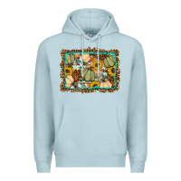 Blue Mist Fall pumpkin Premium Hoodie - Artiststas
