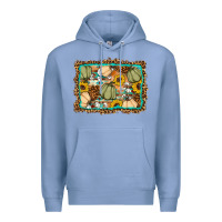 Colony Blue Fall pumpkin Premium Hoodie - Artiststas