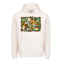 Pale Pink Fall pumpkin Premium Hoodie - Artiststas