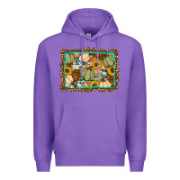 Purple Fall pumpkin Premium Hoodie - Artiststas