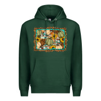 Sports Green Fall pumpkin Premium Hoodie - Artiststas
