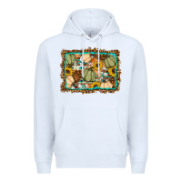 White Fall pumpkin Premium Hoodie - Artiststas