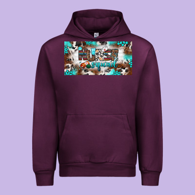 Nurse Squad License Plate Urban Hoodie Designed By Bundleandbundleshop