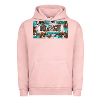 Pigment Salmon nurse squad license plate Urban Hoodie - BundleAndBundleShop