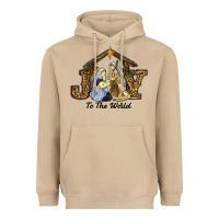 Mushroom Joy To The World Baby Jesus Christmas Heavyweight Hoodie - RanaPortraitStore