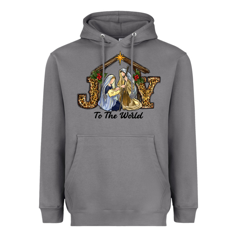 Joy To The World Baby Jesus Christmas Heavyweight Hoodie by RanaPortraitStore | Teevron