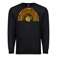 Black black history teacher rainbow Premium Sweatshirt - texasbilliewilder