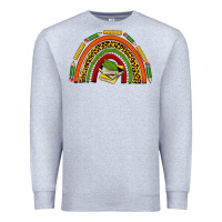 Heather Grey black history teacher rainbow Premium Sweatshirt - texasbilliewilder