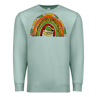 Seafoam black history teacher rainbow Premium Sweatshirt - texasbilliewilder