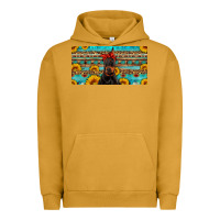 Doberman With Sunflowers License Plate Urban Hoodie | Teevron