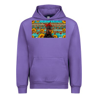 Tulip doberman with sunflowers license plate Urban Hoodie - Artiststas