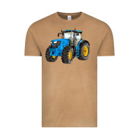 Vintage Camel western farm tractor blue Vintage Tee - Artiststas