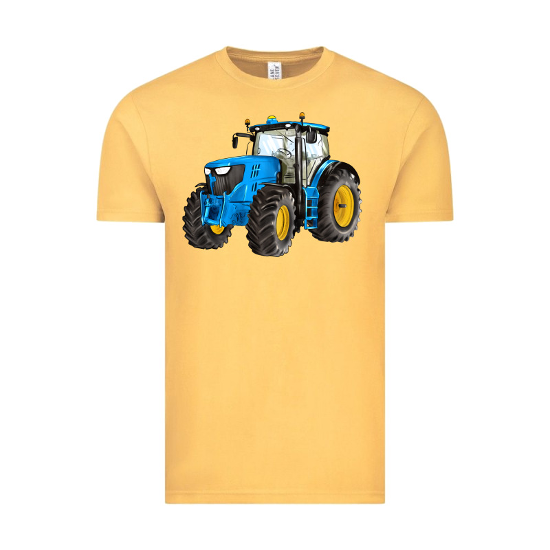 Western Farm Tractor Blue Vintage Tee by Artiststas | Teevron