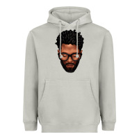Moon Dust bearded black man portrait Heavyweight Hoodie - texasbilliewilder