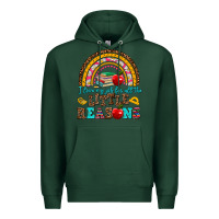 Sports Green i love my job for all the little reasons Premium Hoodie - AdoDesignShop