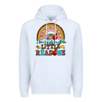 White i love my job for all the little reasons Premium Hoodie - AdoDesignShop