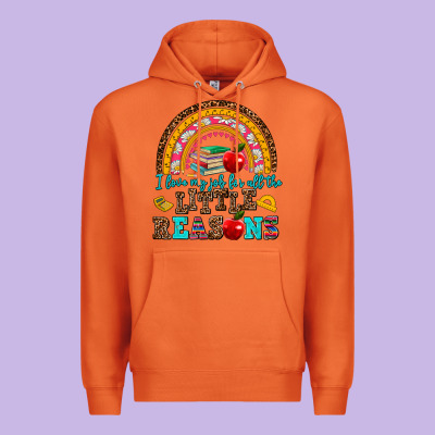 I Love My Job For All The Little Reasons Premium Hoodie Designed By Adodesignshop
