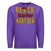 Purple black teacher matter Premium Sweatshirt - texasbilliewilder