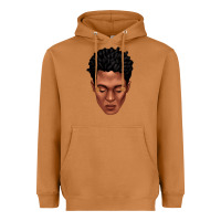 Meerkat black man portrait Heavyweight Hoodie - texasbilliewilder
