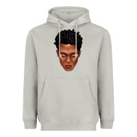 Moon Dust black man portrait Heavyweight Hoodie - texasbilliewilder