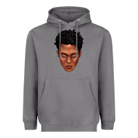 Storm black man portrait Heavyweight Hoodie - texasbilliewilder