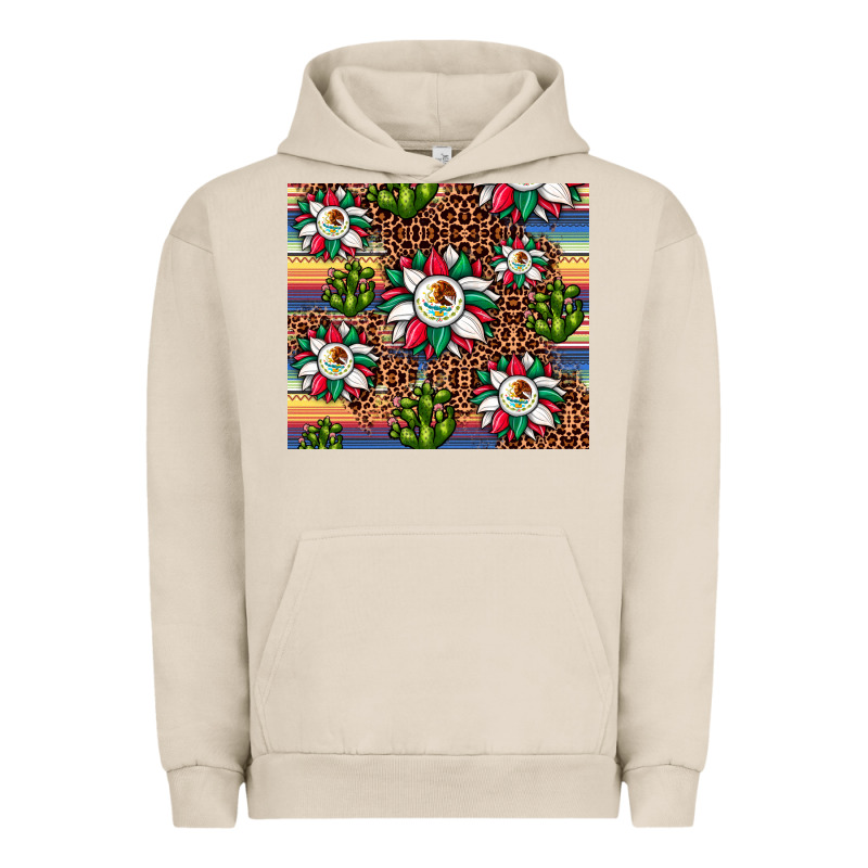 Sunflower Mexican Flag Tumbler Urban Hoodie by JahusDesignShop | Teevron