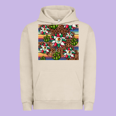 Sunflower Mexican Flag Tumbler Urban Hoodie Designed By Jahusdesignshop