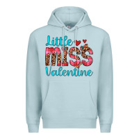 Blue Mist little miss valentine Premium Hoodie - JahusDesignShop