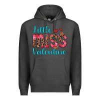 Charcoal Heather little miss valentine Premium Hoodie - JahusDesignShop