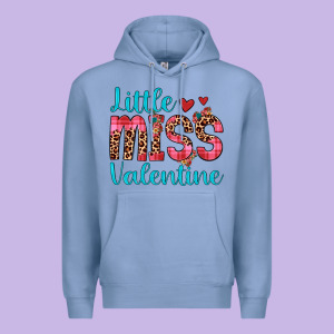 Little Miss Valentine Premium Hoodie Designed By Jahusdesignshop