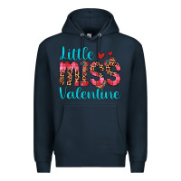 Navy little miss valentine Premium Hoodie - JahusDesignShop