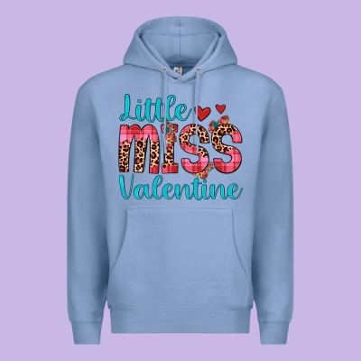 Little Miss Valentine Premium Hoodie Designed By Jahusdesignshop