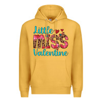 Mustard little miss valentine Premium Hoodie - JahusDesignShop